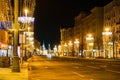 New Year illumination on Tverskaya street